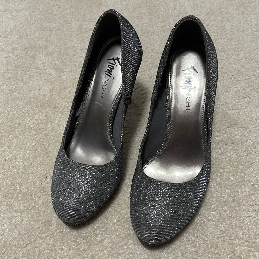 Sparkle heels worn once